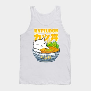 Chubby Cat Katsudon Tank Top